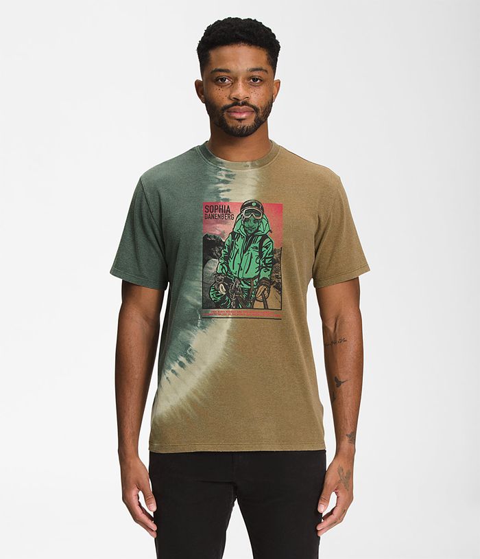 The North Face T-Shirts Ελιά Πρασινο Ανδρικα Κοντομανικα Bhm - Greece 8591WCZOG